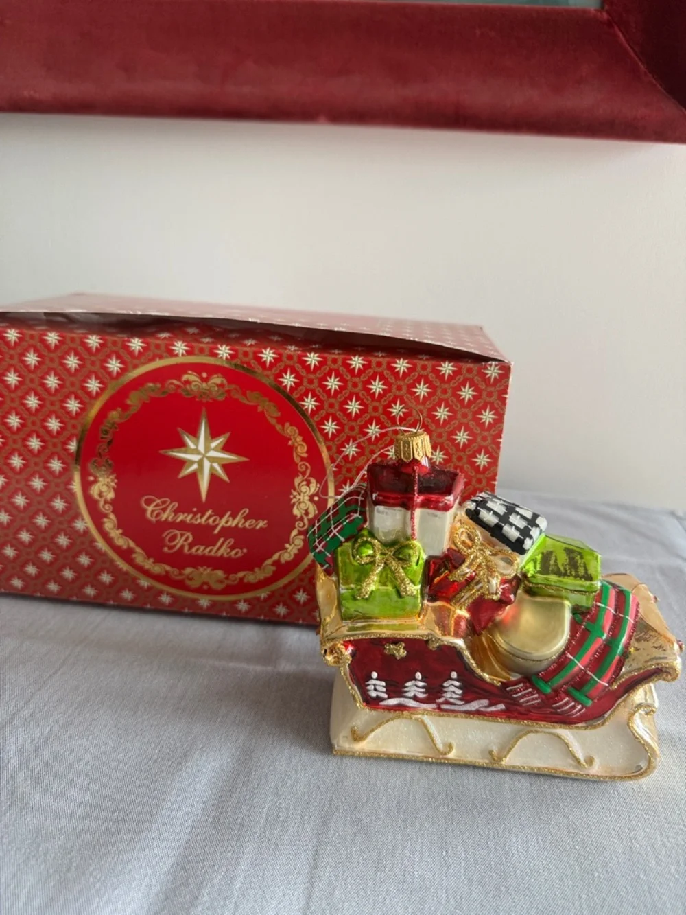 Christopher Radko holiday ornament. Retired. - Picture 1 of 8